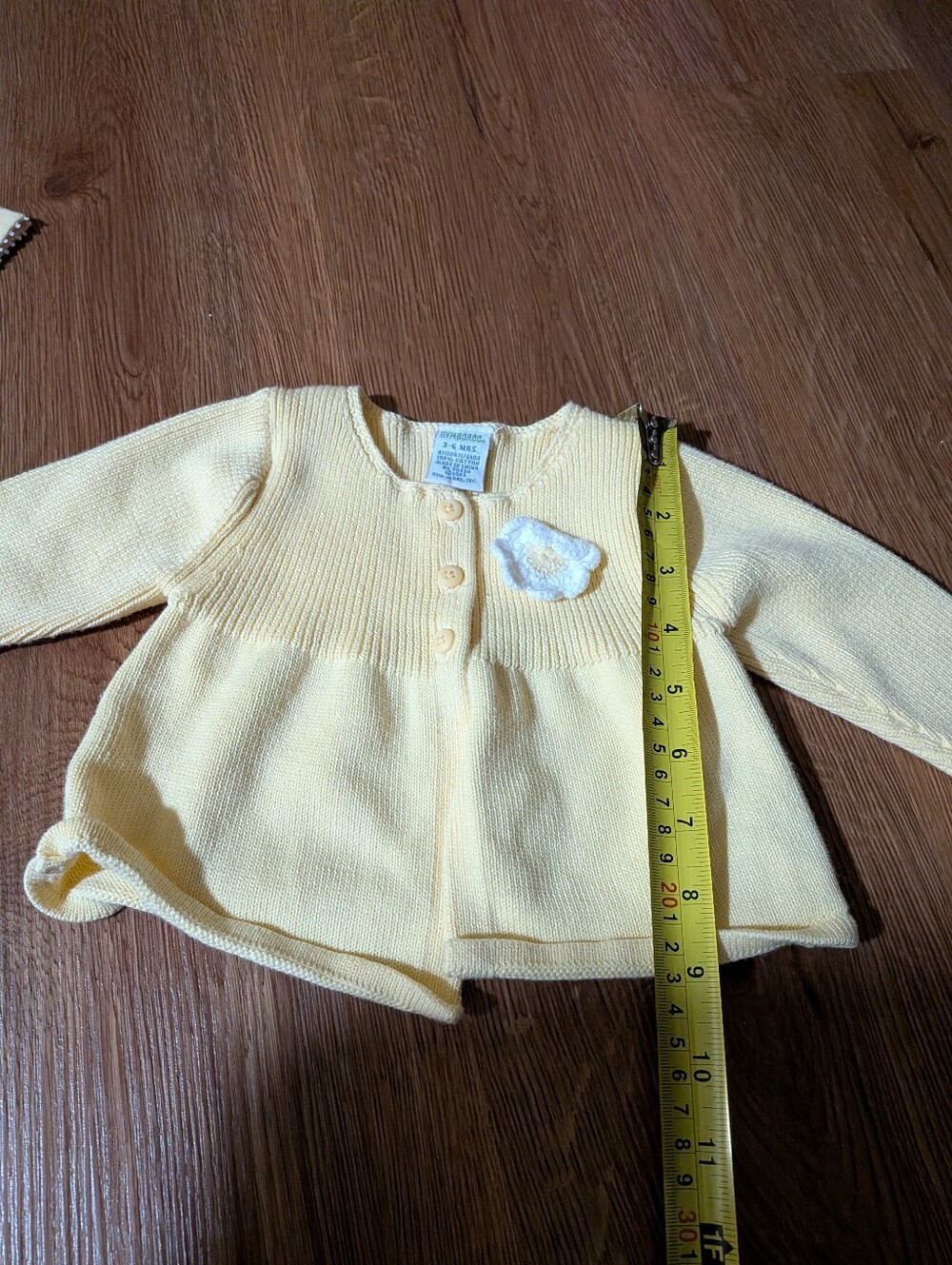 Vintage Gymboree Daisy Cow Yellow Outfit Set 3-6 Months - Picture 6 of 10